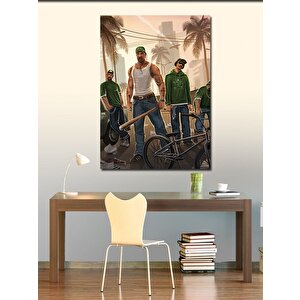 Kanvas Tablo Gta San Andreas 70x100 cm