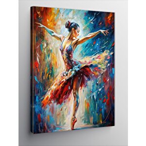 Kanvas Tablo Renkler İçindeki Belerin Kız 100x140 cm