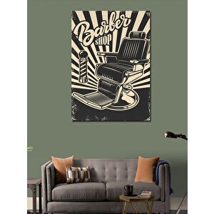 Kanvas Tablo Berber Dükkanı İçin 70x100 cm