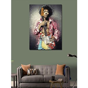 Kanvas Tablo Jimi Hendrix 50x70 cm