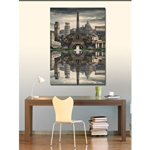 Kanvas Tablo Mimari Kuleler 50x70 cm
