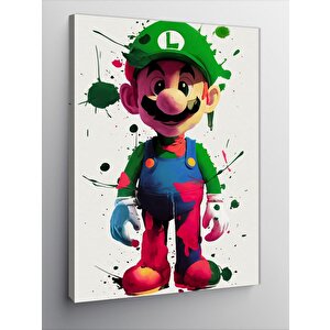 Kanvas Tablo Süper Mario Luigi 70x100 cm
