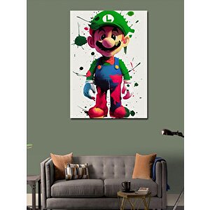 Kanvas Tablo Süper Mario Luigi 70x100 cm
