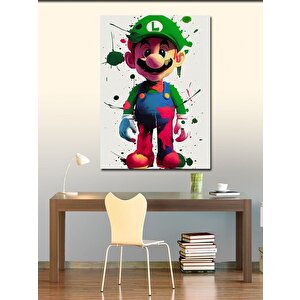 Kanvas Tablo Süper Mario Luigi 70x100 cm