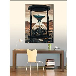 Kanvas Tablo Zamanın Sonundaki İnsanoğlu 70x100 cm