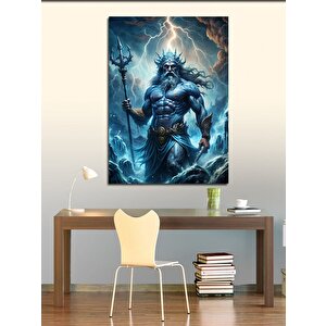 Kanvas Tablo Poseidon Yunan Tanrısı 50x70 cm