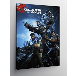 Kanvas Tablo Gears Of War 100x140 cm