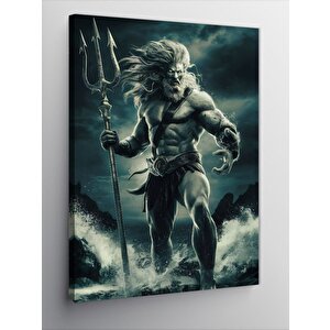 Kanvas Tablo Poseidon Uygulanan Tanrısı 70x100 cm