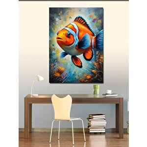Kanvas Tablo Palyaço Balığı 100x140 cm
