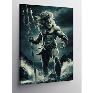 Kanvas Tablo Poseidon Uygulanan Tanrısı 50x70 cm