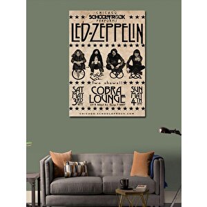 Kanvas Tablo Led Zeppelin Afiş 70x100 cm