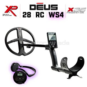 Deus Dedektör - 28cm X35 Başlık, Ws4 Kulaklık, Ana Kontrol Ünitesi