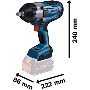 Professional Gds 18v-1000 Akülü Somun Sıkma (akü Ve Şarj Cihazı Dahil Değildir) - 06019j8300