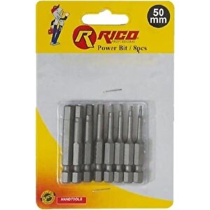 Ri̇co 8 Parça Allen Bi̇ts Uç Seti̇ 50 Mm 005-kk1132