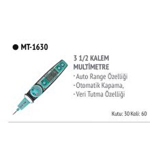 Proski̇t Mt-1630 Kalem Tipi Dijital Multimetre; Proskit