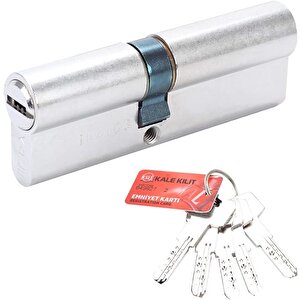 | 164 Bme Kilit Silindiri, Emniyet Kartlı Mandallı Bilyalı Kilit Göbeği  68 Mm, Nikel