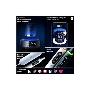 Oralb Io 10 Şarjlı Diş Fırçası - Stardust Beyaz