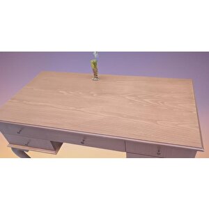 Çalışma Masa 90017 St Klasik Model Kayın Aslan Ayak Ve Kaplam Tabla 5çek El Yapım