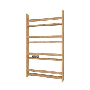 Bofigo 4 Raflı 120 X 74 Cm Montessori Kitaplık Eğitici Çocuk Kitaplığı Çam