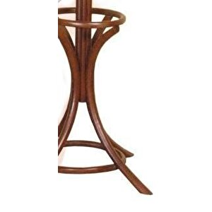 Askılık St 12372 Bambu Model Parlak Ceviz Lake Sağlam Demonte Ürün El Yapım