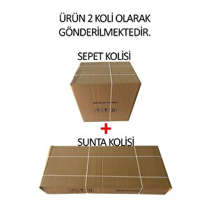 Zola 7 Sepetli Dolap Oyuncak Dolabı Çok Amaçlı Mutfak Banyo Kiler Dolabı Sarı