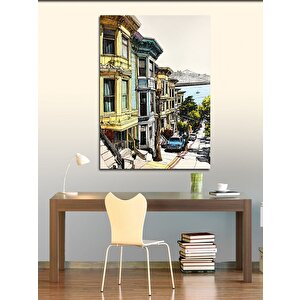 Kanvas Tablo Eski Sanfransisko Sokakları 70x100 cm