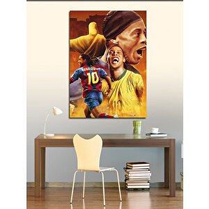 Kanvas Tablo Ronaldinho  Futbolcu 50x70 cm