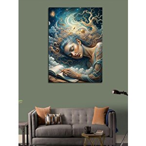 Kanvas Tablo Uyuyan Kız 50x70 cm