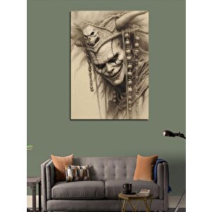 Kanvas Tablo Joker Kral 100x140 cm