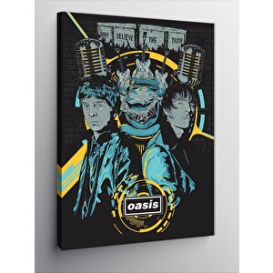 Kanvas Tablo Oasis Müzik Grubu 50x70 cm