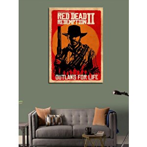 Kanvas Tablo Red Dead Redemption 2 70x100 cm