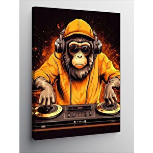 Kanvas Tablo Dj Monkey 100x140 cm