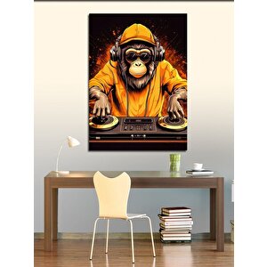 Kanvas Tablo Dj Monkey 100x140 cm