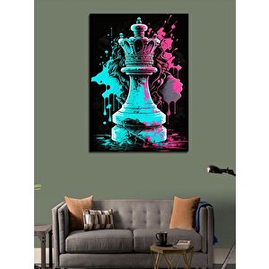 Kanvas Tablo Satranç Taşı 50x70 cm