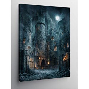 Kanvas Tablo Korkunç Şato 70x100 cm