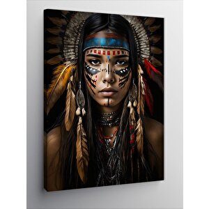 Kanvas Tablo Kızıldereli Kız 70x100 cm