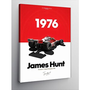 Kanvas Tablo James Hunt Formula 1 100x140 cm