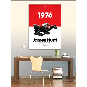 Kanvas Tablo James Hunt Formula 1 100x140 cm