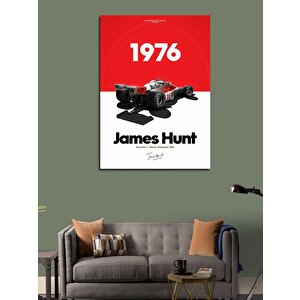 Kanvas Tablo James Hunt Formula 1 50x70 cm