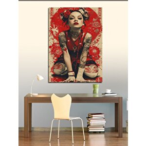Kanvas Tablo Japon Genç Kız 70x100 cm