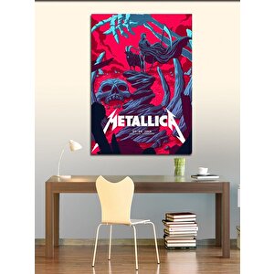 Kanvas Tablo Metallica Konser Afişi