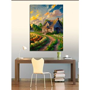 Kanvas Tablo Doğadaki Evimiz 70x100 cm