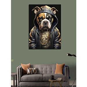 Kanvas Tablo Hip Hop Pitbull 100x140 cm