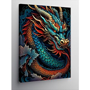 Kanvas Tablo Mistik Dragon Ejderha