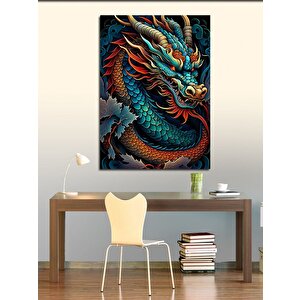 Kanvas Tablo Mistik Dragon Ejderha