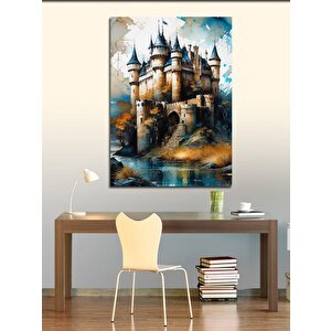 Kanvas Tablo Ortaçağ Kalesi 70x100 cm