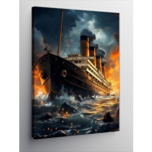Kanvas Tablo Titanik 100x140 cm