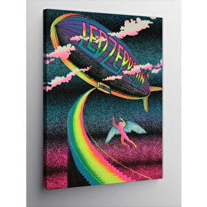 Kanvas Tablo Led Zeppelin 70x100 cm