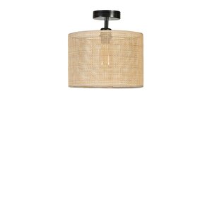 Örgülü Rattan Abajurlu Plafonyer Avi̇ze
