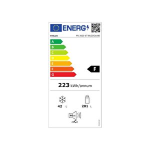 Fınlux Fn 3020 St F Enerji Sınıfı 300 Lt Statik Üstten Donduruculu Buzdolabı